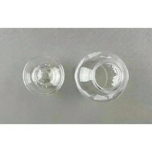 Luminarc Crystal Vintage Christmas Holiday Winter Scene Candle Hurricane Lamp - Picture 6 of 7